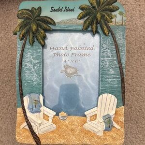 *NEW* Sanibel Island Hand Painted Photo Frame
